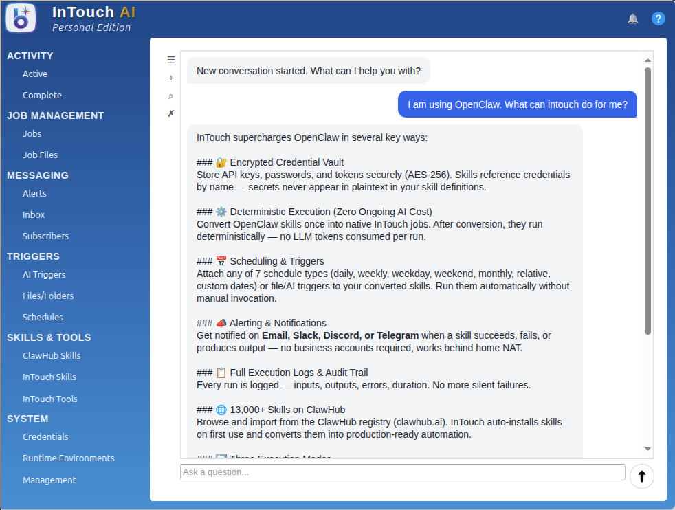 AI assistant helping with OpenClaw skills